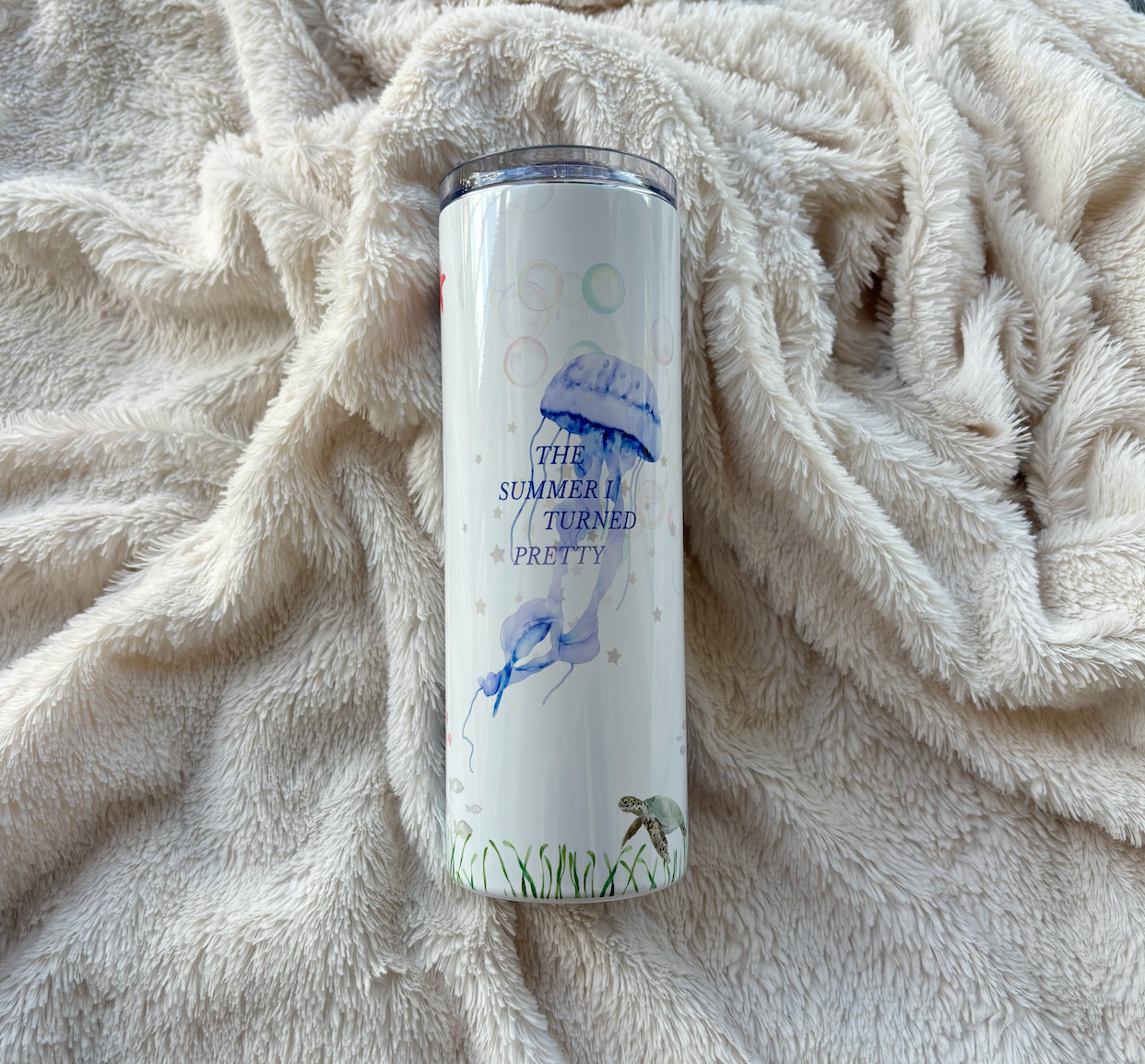 The Summer I Turned Pretty 20 Oz Tumbler with Metal Straw