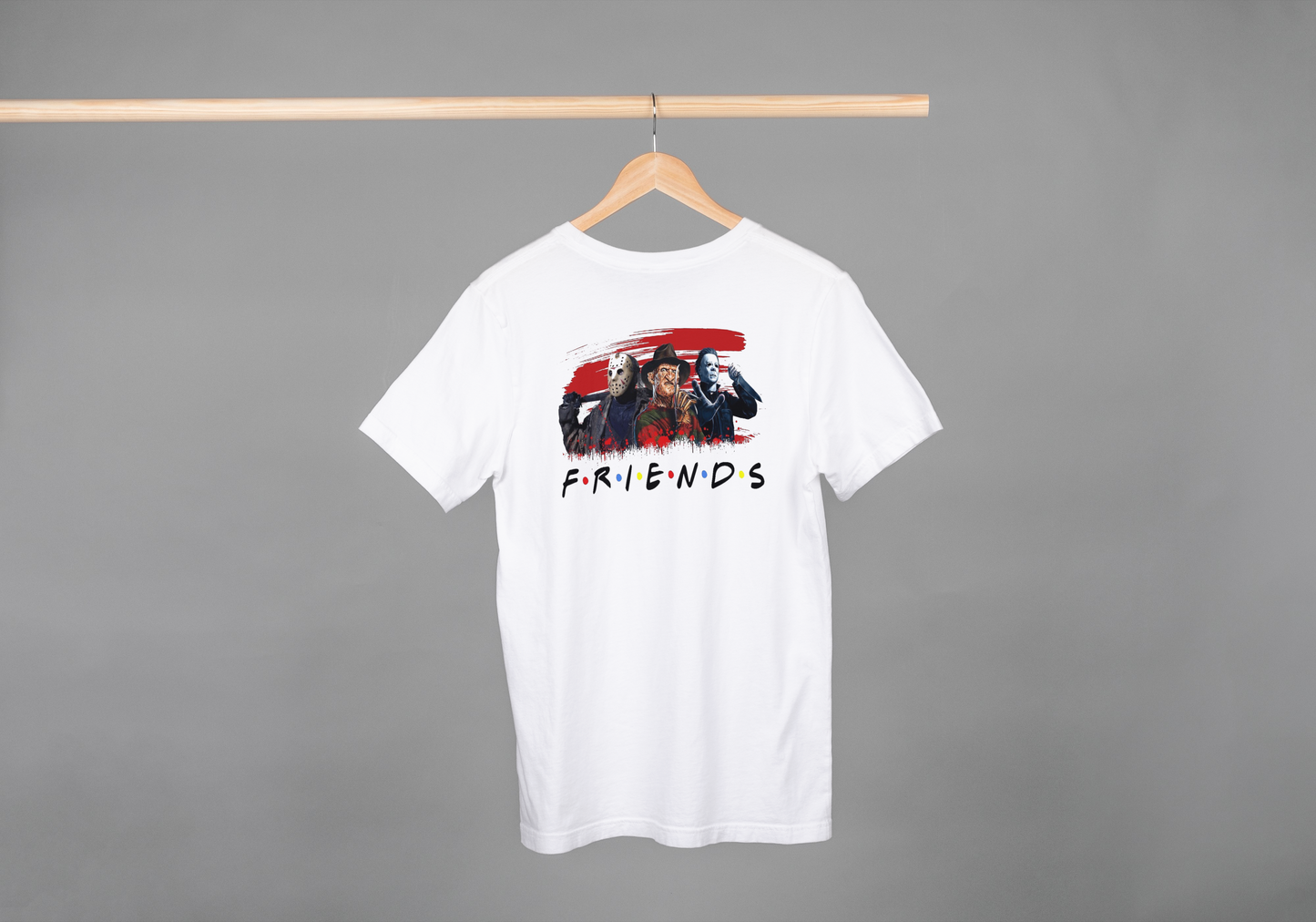FRIENDS Jason, Freddy, Michael Myers T-shirt