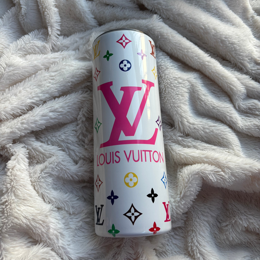 LV Inspired 20 oz Stainless Steel Tumbler