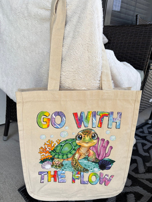 Go With the Flow- Tote Bag