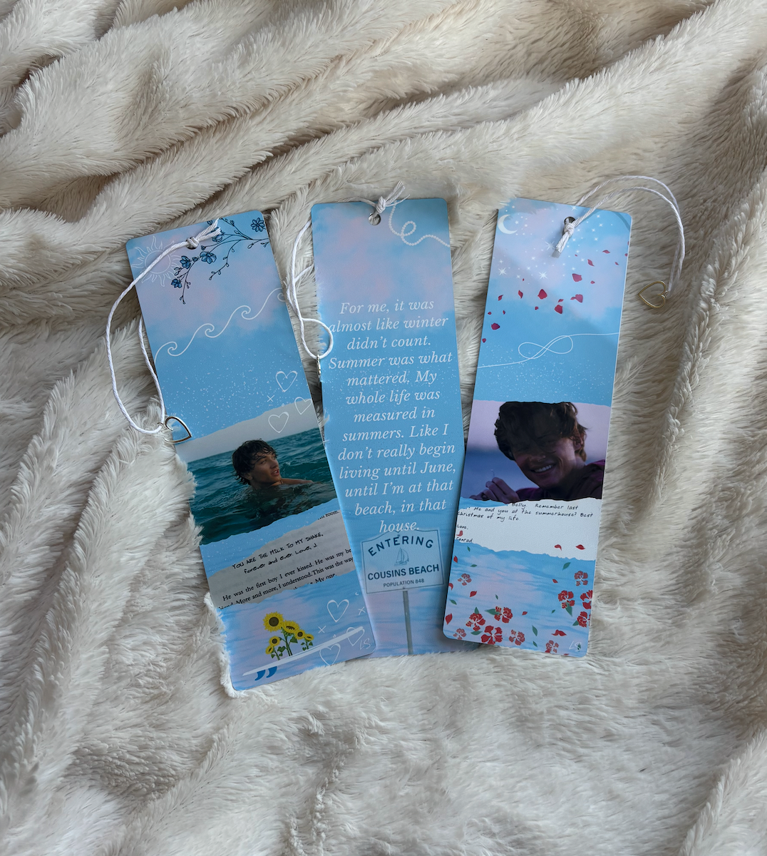 3 piece Bundle- The Summer I Turned Pretty Bookmarks