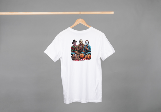 Jason, Freddy, Michael Myers Picnic T-shirt